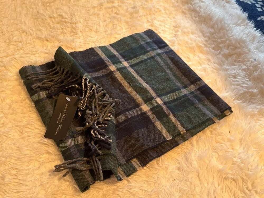 Italian Woolen Treasures‎ Scarf Italy Plaid